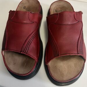 Vintage Dr. Martens Red Leather Men's Sandals